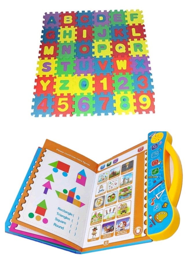 Manos Audio Book Learning ABC mat Educational Toy for Kids Combo Pack - Image 1